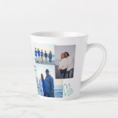Photo Collage Latte Mug (Droite)