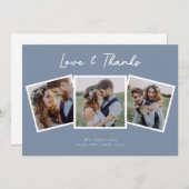 Photo Collage Love et Merci Mariage (Devant / Derrière)