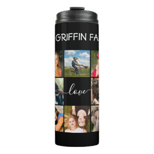 Photo Collage Love Script Thermosbeker
