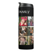 Photo Collage Love Script Thermosbeker (Geroteerd rechts)