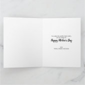 Photo Collage Magenta Floral Carte modifiable (Intérieur)