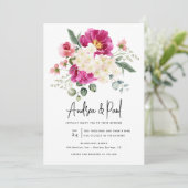 Photo Collage Mariage | Invitations de code Qr (Debout devant)