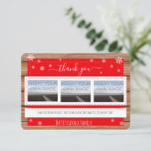 Photo Collage Merci Noël Fête Personnalisée (Debout devant)