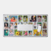 Photo Collage Moderne Blanc Personnalisé 25 Pic (Clavier et souris)