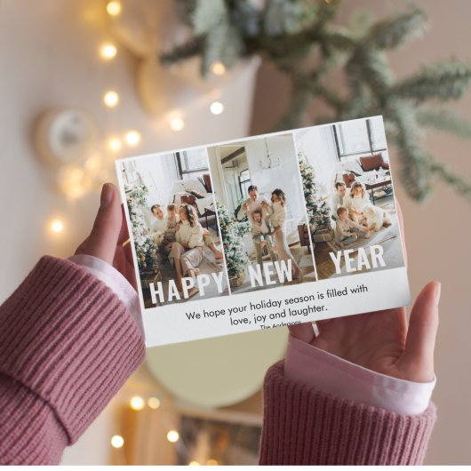 Photo Collage moderne & Carte postale Joyeuse du N