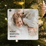 Photo Collage Moderne Ce Qui Compte Le Plus Cadeau<br><div class="desc">Photo Collage Moderne Ce Qui Compte Le Plus Cadeau Familial</div>