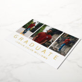 Photo Collage Moderne Faire-part de graduation (Rotation)
