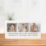 Photo Collage moderne & Gris Meilleur Papa Jamais<br><div class="desc">Modern Collage Photo & Grey Best Dad Ever Gift est une idée cadeau réfléchie et unique pour tout papa qui aime la photographie et apprécie les cadeaux personnalisés. Dans l'ensemble, ce cadeau est une façon parfaite de célébrer la Fête des pères, les anniversaires ou toute autre occasion spéciale pour votre...</div>