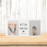 Photo Collage moderne Meilleur Chien Maman Jamais<br><div class="desc">Une photo de collage moderne de "Best Mom Dog Ever" est un merveilleux hommage à un animal de compagnie bien-aimé qui a apporté un amour et une joie infinis à sa famille. Cette photo de collage peut être créée à l'aide de différentes photos du chien tout au long de sa...</div>