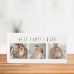 Photo Collage Moderne & Meilleure Famille Jamais M<br><div class="desc">Présentez le cadeau de collage moderne Photo & Best Family Ever Text, une façon unique et personnalisée de célébrer l'amour et la joie de votre famille. Ce cadeau spécial combine la beauté d'un collage photo personnalisé avec un message sincère pour créer un souvenir mémorable qui sera chéri pour les années...</div>