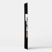 Photo Collage Monogramme Nom 17 Photos Coque noir- (Verso / Droite)