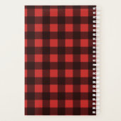 Photo Collage - Monogramme Rouge Buffle Noir Plaid (Dos)