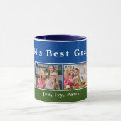 Photo Collage Mug du meilleur grand-père du monde  (Centre)