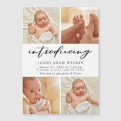 Photo Collage Nouveau Faire-part de naissance bébé (Devant)