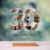 Photo Collage Numéro 30 - 30e anniversaire (Neutre)