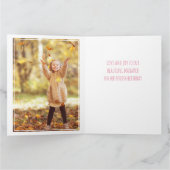 Photo Collage Numéro 4 Carte de 4e anniversaire de (Intérieur)