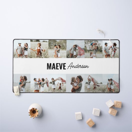 Photo collage personnalisé moderne minimaliste sim (Tableau pour enfants)