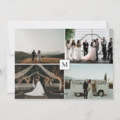 Photo Collage photo moderne - Carte de vacances (Dos)