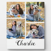 Photo Collage Plaque de Chien (Devant)