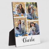 Photo Collage Plaque de Chien (Côté)