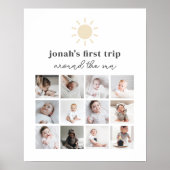 Photo Collage Poster - 1ère Voyage Autour Du Solei (Devant)