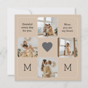 Photo Collage pour maman - Cartes de voeux