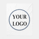 Photo Collage Retro Pattern Gepersonaliseerde Sjab Fleece Deken (Voorkant)