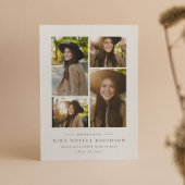 Photo collage simple graduation faire-part