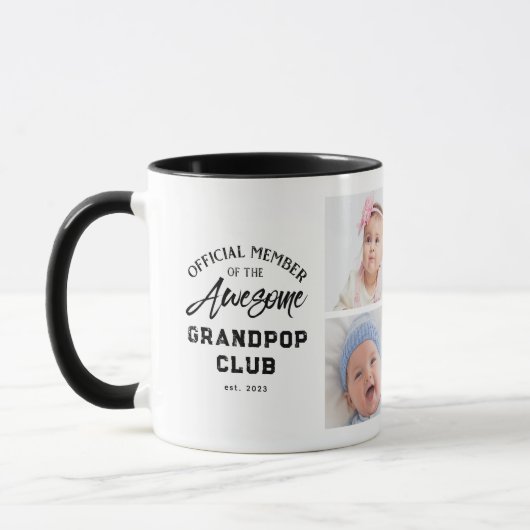 Photo Collage stupéfiant GRANDPOP Mug (Gauche)