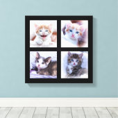 Photo Collage Toile Enveloppée (Insitu (Plancher de Bois))