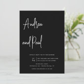 Photo Collage Wedding | Qr Code Invitations (Debout devant)