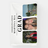 Photo Collage Welkom Afstuderen Banner (Verticaal)