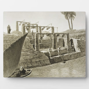 Photo Collecte de l'eau du Nil, plaque 6 du Volum