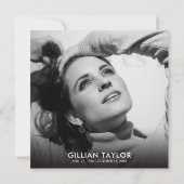 Photo Collecte Grille Carte de remerciements de sy (Dos)