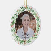 Photo commémoration Ornement de Noël commémoratif (Droite)