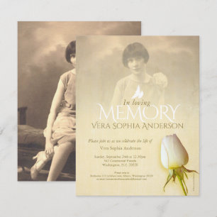 Photo commémorative faire-part funéraire de bufs d