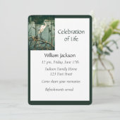 Photo commémorative Invitation Egret Water Bird (Debout devant)