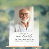 Photo commémorative ou funéraire Hommage blanc déf (Neutre)