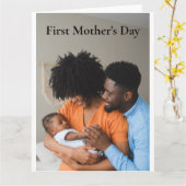 Photo complète Carte de la fête des mères 2023 (Fleur jaune)