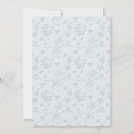 Photo complète Faire-part de naissance moderne ble (Dos)