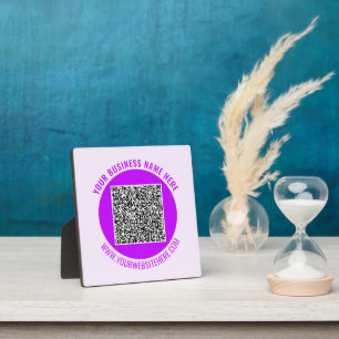 Photo Concevez votre propre QR Code Plaque Modèle