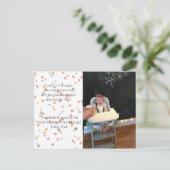 Photo Confetti Carte postale Merci anniversaire (Debout devant)