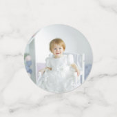 Photo confetti fraise de premier anniversaire (Petit recto)