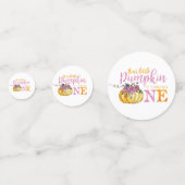 Photo confetti premier anniversaire petit citrouil (Derrière)