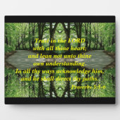 Photo Confiance dans le Lord Plaque (Devant)