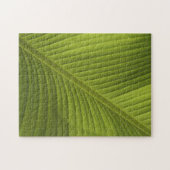 Photo couleur feuille banane verte 2, Puzzle (Horizontal)