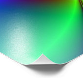 Photo couleur Neon Daisy Imprimer (Coin)