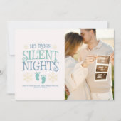 Photo Couple Noël Grossesse Faire-part (Devant)