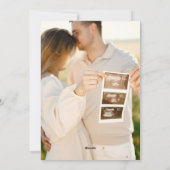 Photo Couple Noël Grossesse Faire-part (Dos)