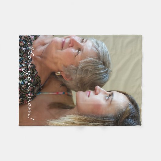 Photo Couvertures Fleece Cadeaux Pour Maman De La (Devant (Horizontal))